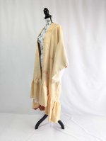 画像9: 【花葉色×雲取り地紋】フリルガウン (9)