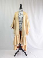 画像5: 【花葉色×雲取り地紋】フリルガウン (5)