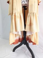 画像17: 【花葉色×雲取り地紋】フリルガウン (17)