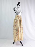 画像17: 【菊×萩】砥粉色小紋スカートセットアップ (17)