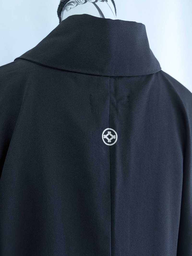 画像13: 【紅葉天守閣】黒留袖ラップスカートセットアップ (13)