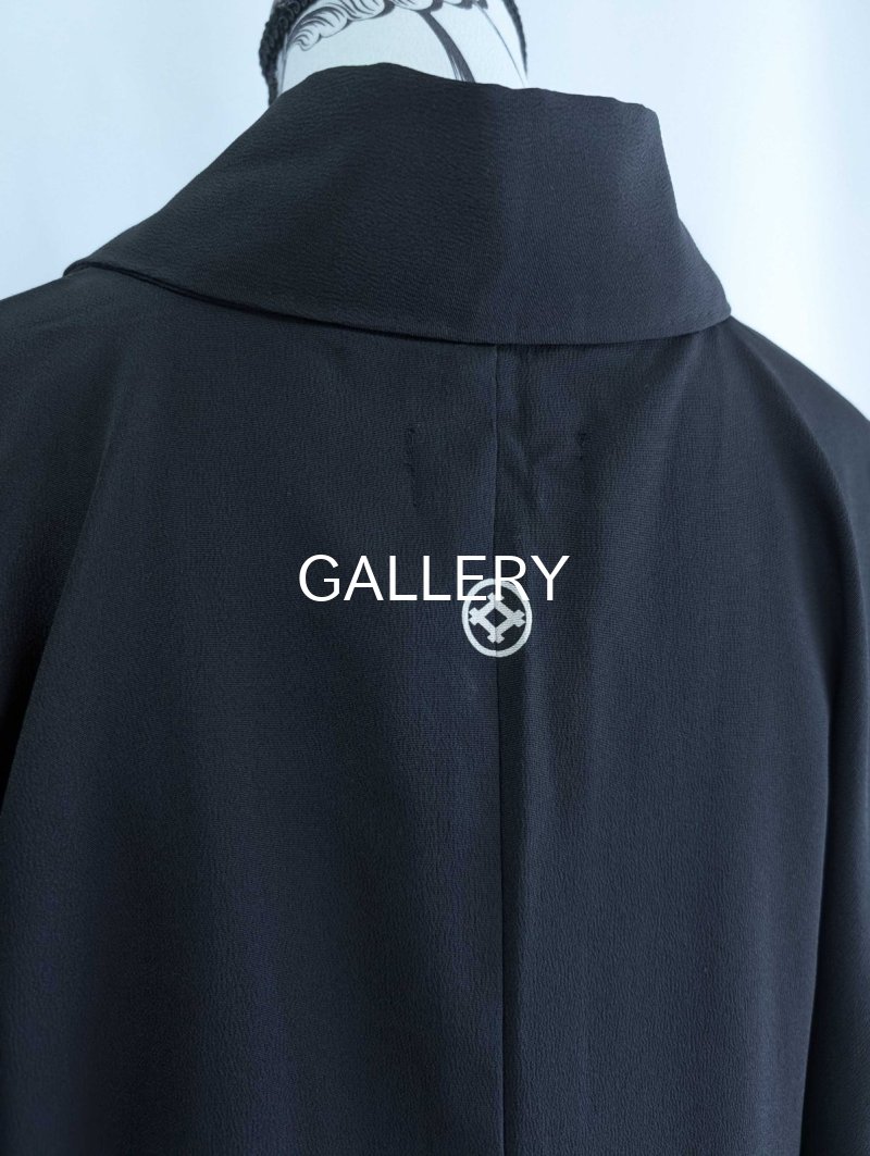 画像13: 【紅葉天守閣】黒留袖ラップスカートセットアップ (13)