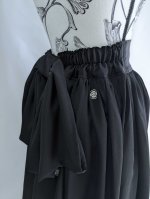 画像15: 【葦鶴】黒留袖リボンボリュームフレアスカート (15)