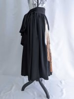 画像17: 【葦鶴】黒留袖リボンボリュームフレアスカート (17)