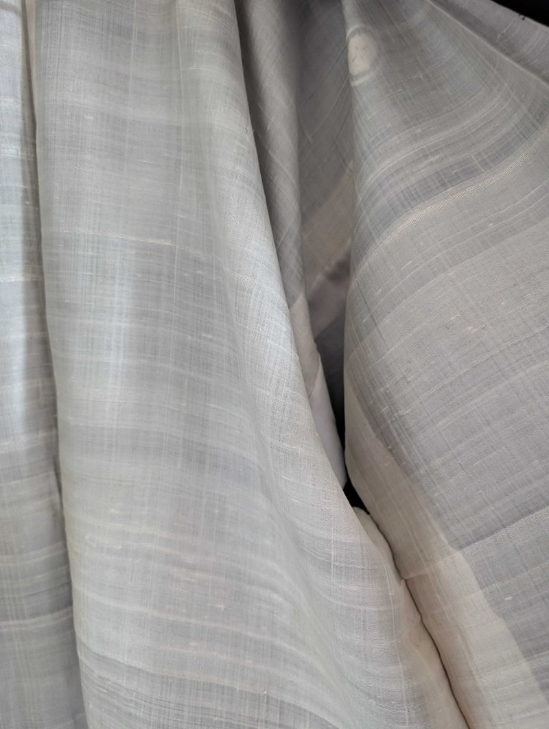 画像16: 【丸に剣花菱】黒紋付フリルティアードラップスカートセットアップ (16)