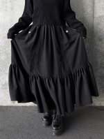 画像12: 【五三桐紋】黒紋付シャンデリアスカート (12)