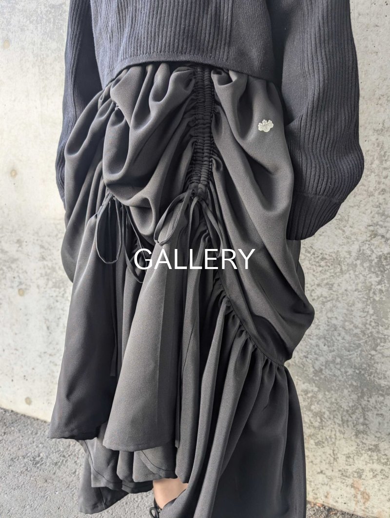 画像7: 【五三桐紋】黒紋付シャンデリアスカート (7)