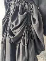 画像9: 【五三桐紋】黒紋付シャンデリアスカート (9)