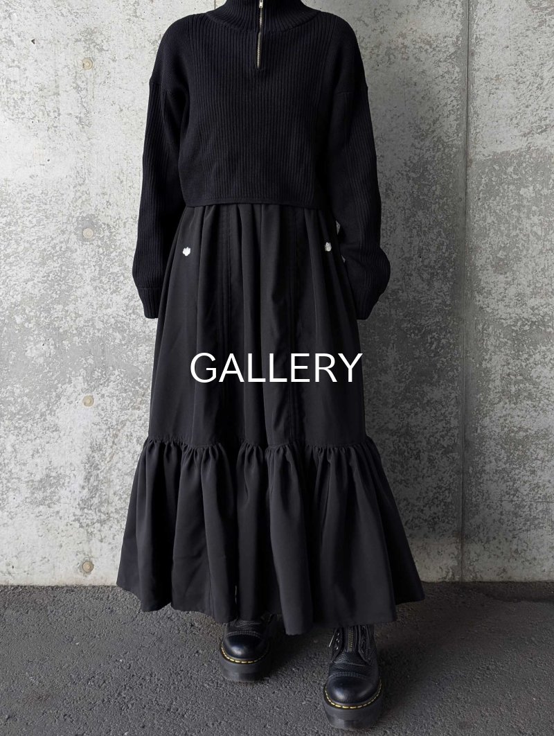 画像11: 【五三桐紋】黒紋付シャンデリアスカート (11)