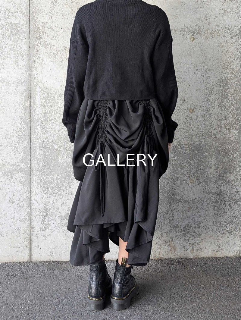 画像5: 【五三桐紋】黒紋付シャンデリアスカート (5)