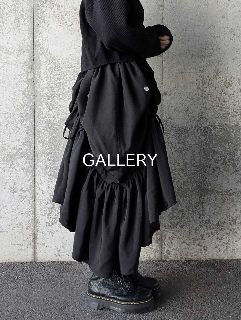 画像3: 【五三桐紋】黒紋付シャンデリアスカート (3)