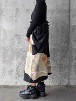 画像11: 【重ね扇に流水】黒留袖ジャンパースカートセットアップ (11)