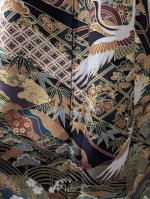 画像10: 【絢爛金彩×吉祥文様】黒留袖オーバースカート (10)
