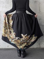 画像7: 【絢爛金彩×吉祥文様】黒留袖オーバースカート (7)