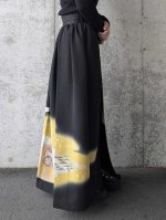 画像8: 【源氏物語文様】黒留袖オーバースカート (8)