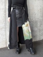 画像4: 【豪華刺繍×孔雀文様】黒留袖オーバースカート (4)