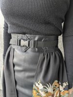 画像9: 【絢爛金彩×吉祥文様】黒留袖オーバースカート (9)