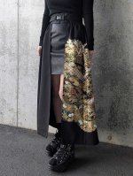 画像3: 【絢爛金彩×吉祥文様】黒留袖オーバースカート (3)