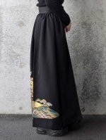 画像8: 【絢爛金彩×吉祥文様】黒留袖オーバースカート (8)