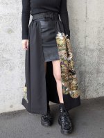 画像4: 【絢爛金彩×吉祥文様】黒留袖オーバースカート (4)