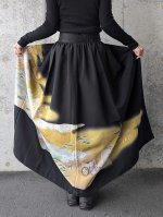画像7: 【源氏物語文様】黒留袖オーバースカート (7)