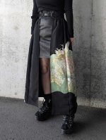 画像3: 【豪華刺繍×孔雀文様】黒留袖オーバースカート (3)