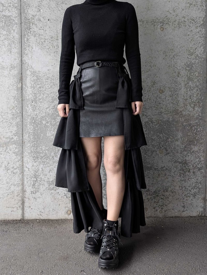 画像1: アタッチメントフリル-Noir（ノワール）- (1)