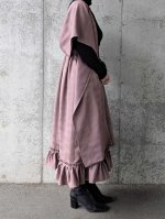 画像6: 【滅紫×流水地紋】無限wayフリルワンピース (6)