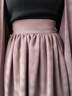 画像15: 【滅紫×流水地紋】無限wayフリルワンピース (15)