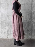 画像14: 【滅紫×流水地紋】無限wayフリルワンピース (14)