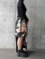 画像6: 【雲取り×刺繍華花】黒留袖スカート＆オーバースカート (6)