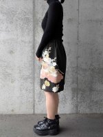 画像19: 【雲取り×刺繍華花】黒留袖スカート＆オーバースカート (19)