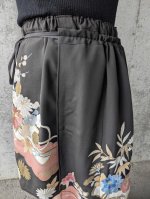 画像16: 【雲取り×刺繍華花】黒留袖スカート＆オーバースカート (16)
