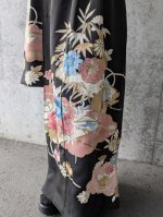 画像17: 【雲取り×刺繍華花】黒留袖スカート＆オーバースカート (17)