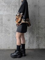 画像3: 【四季草花×雲×流水】黒留袖マーガレット (3)