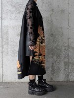 画像24: 【飛鶴×扇面文】黒留袖2wayラップスカートセットアップ (24)