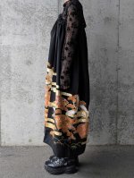 画像26: 【飛鶴×扇面文】黒留袖2wayラップスカートセットアップ (26)