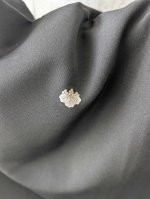 画像12: 【鳳凰×唐花】黒留袖フリルラップスカートセットアップ (12)