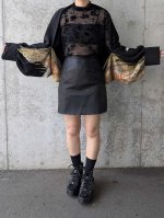 画像8: 【金飛鶴×流水に片輪車文様】黒留袖マーガレット (8)