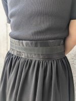 画像12: 【四季草花×吉祥文様】黒留袖オーバースカート (12)