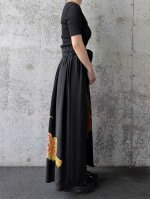 画像6: 【金彩牡丹】黒留袖オーバースカート - Directed Waist - (6)
