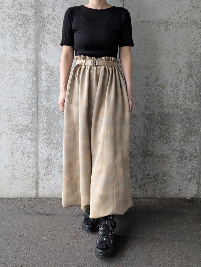 画像3: 【本日7/24(金)19時より販売START】【紅葉×ぼかし染】2wayバルーンサロペット (3)