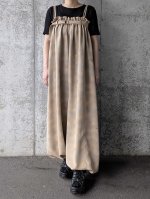 画像2: 【本日7/24(金)19時より販売START】【紅葉×ぼかし染】2wayバルーンサロペット (2)