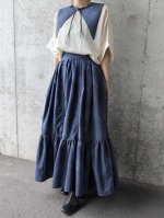 画像8: 【幾何学小紋】シャンデリアスカート＆セーラーカラー (8)
