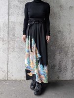 画像8: 【楼閣山水文様】黒留袖バックルベルトスカートセットアップ (8)