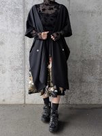 画像5: 【金駒飛鶴×庵木瓜紋】黒留袖無限wayワンピース (5)