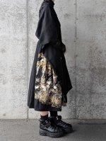 画像4: 【金駒飛鶴×庵木瓜紋】黒留袖無限wayワンピース (4)