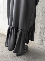 画像7: 【五三桐紋】黒紋付フリルガウン (7)