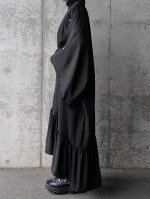 画像3: 【五三桐紋】黒紋付フリルガウン (3)