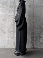 画像5: 【五三桐紋】黒紋付ラップスカートセットアップ (5)